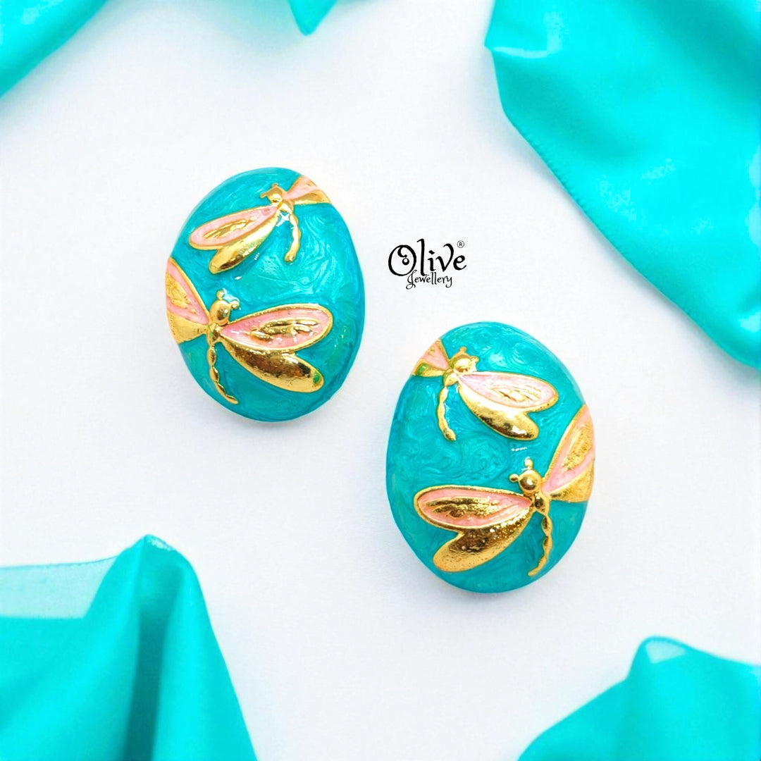 Enamel Earrings-1142