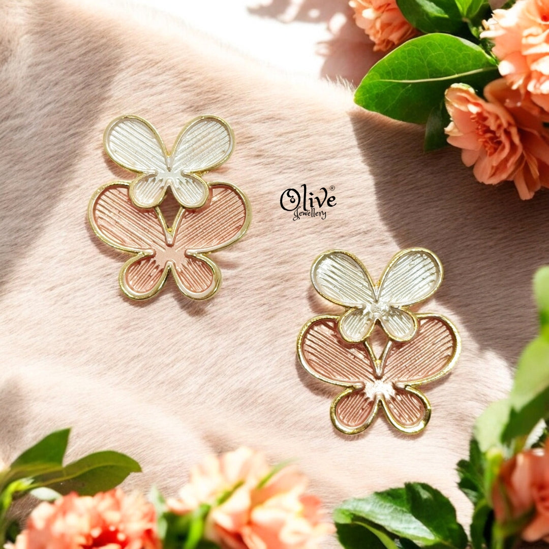 Enamel Earrings - 1191