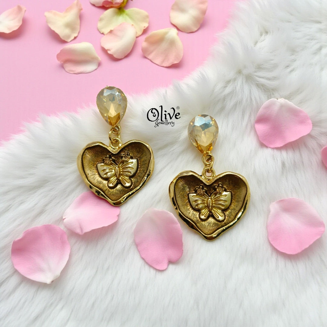 Enamel Earrings - 1209