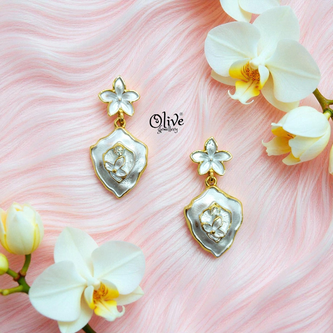 Enamel Earrings -1227