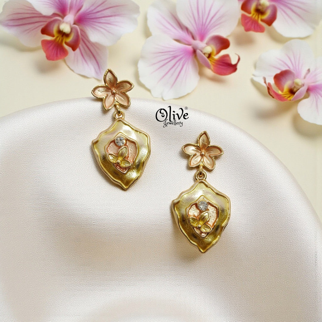 Enamel Earrings -1227