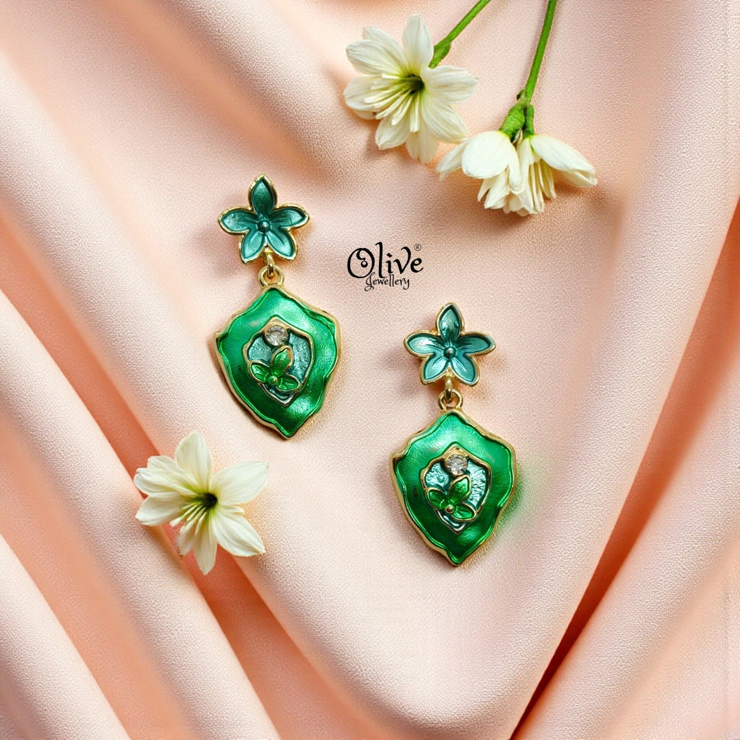 Enamel Earrings -1227