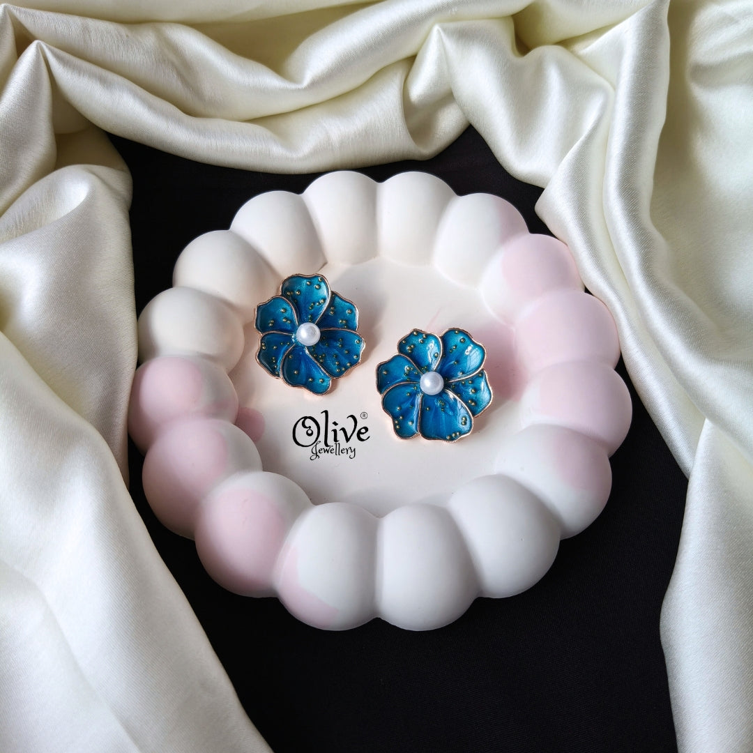 Enamel Earrings -1265