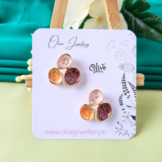 Enamel Earrings -1296