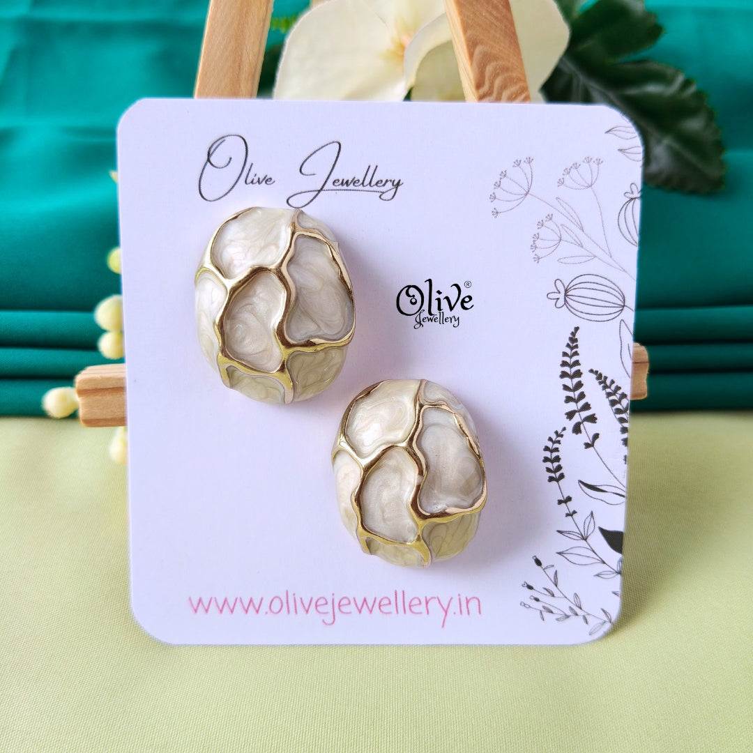 Enamel Earrings -1310