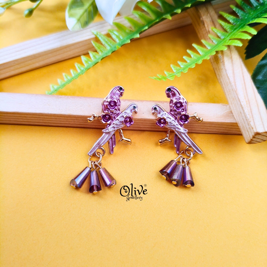 Enamel Earrings-1327