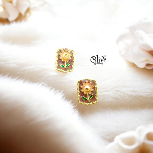 Enamel Earrings-1411
