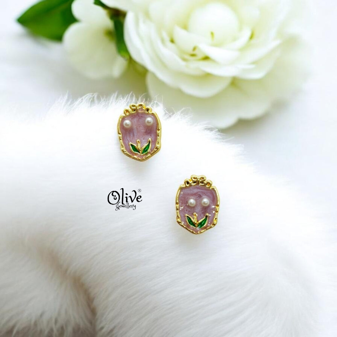 Enamel Earrings-1417