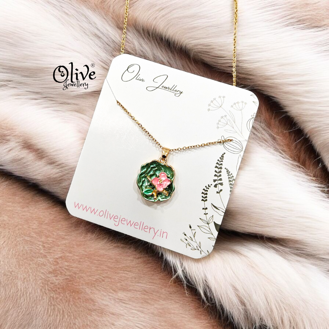 Enamel Pendants - Flower