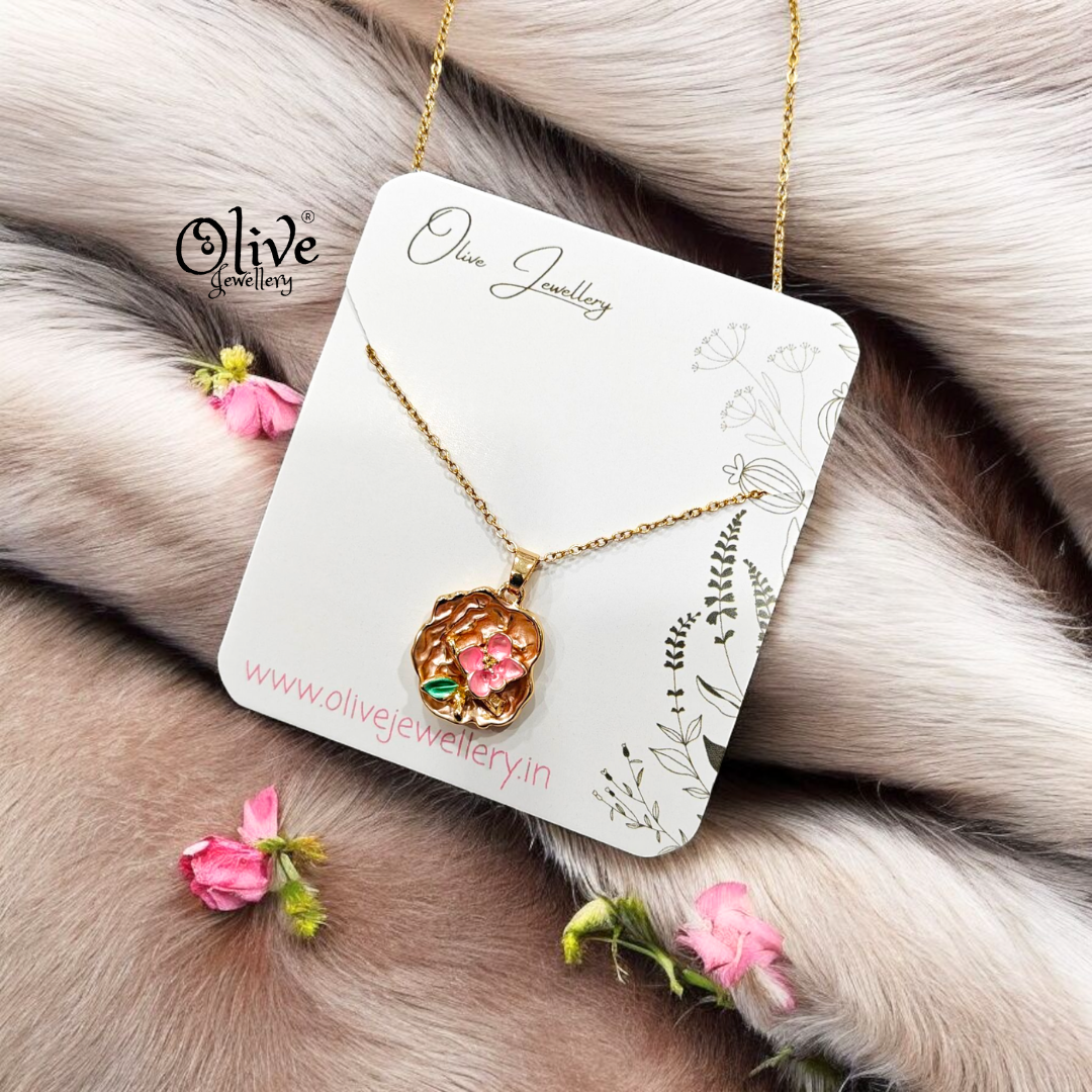 Enamel Pendants - Flower