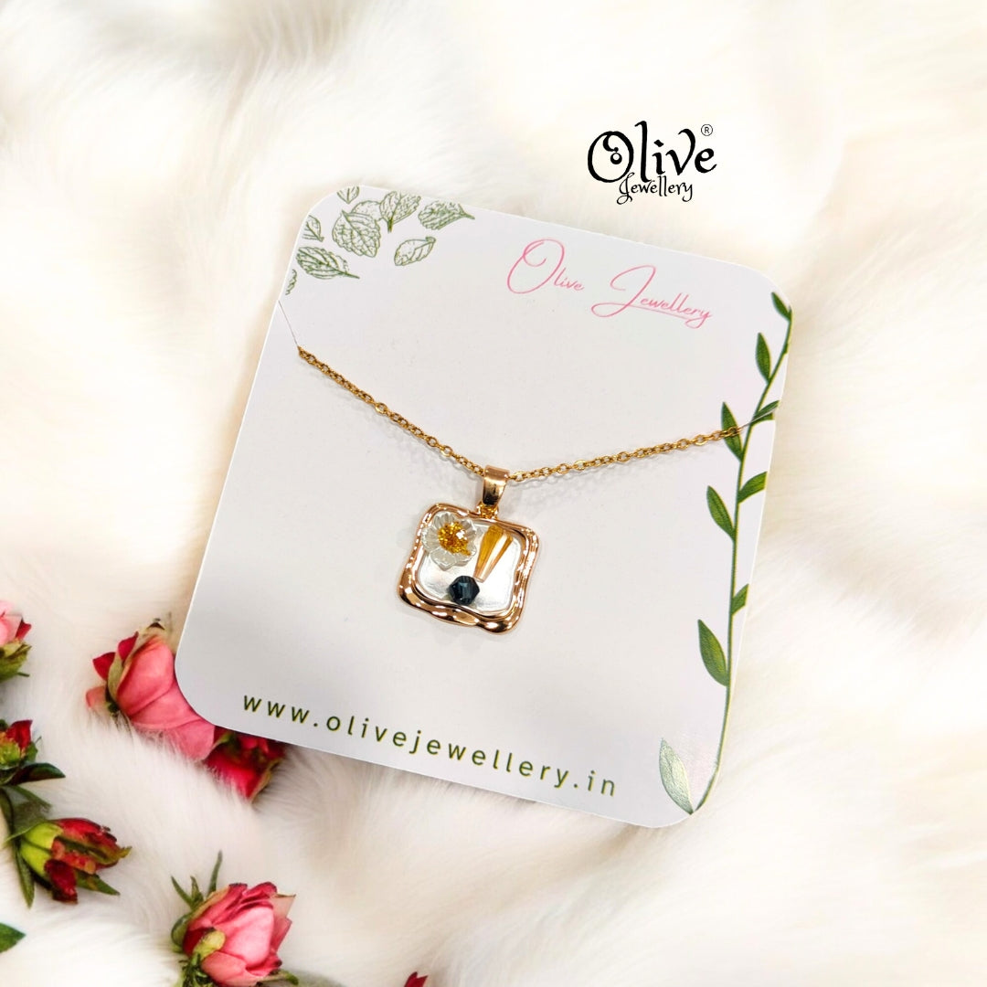 Enamel Pendants -66 (Gold Shade)