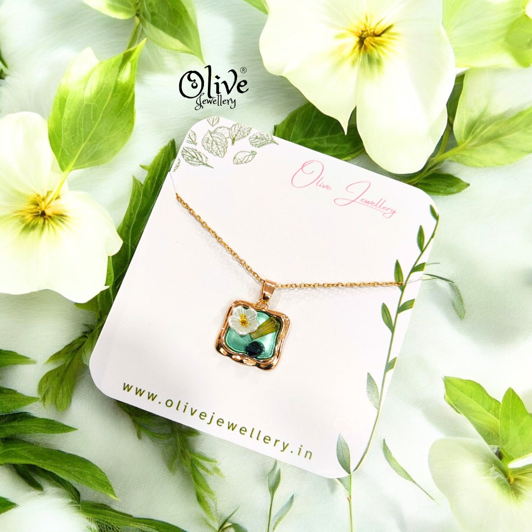 Enamel Pendants -66 (Gold Shade)