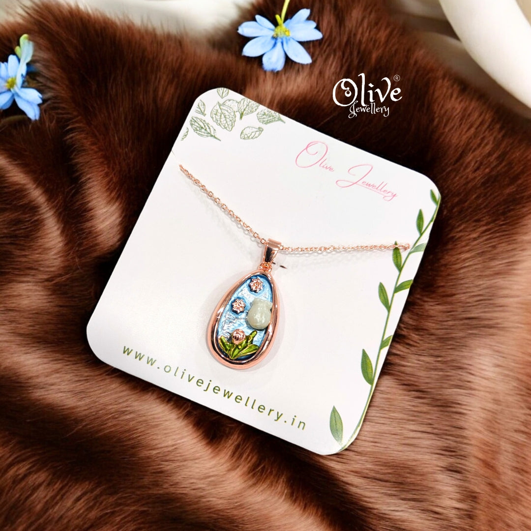 Enamel Pendants -70 (Rose Gold Shade)