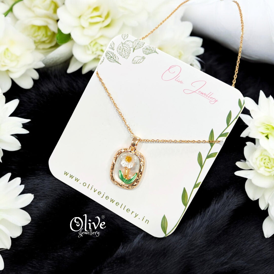 Enamel Pendants -77 (Gold Shade)