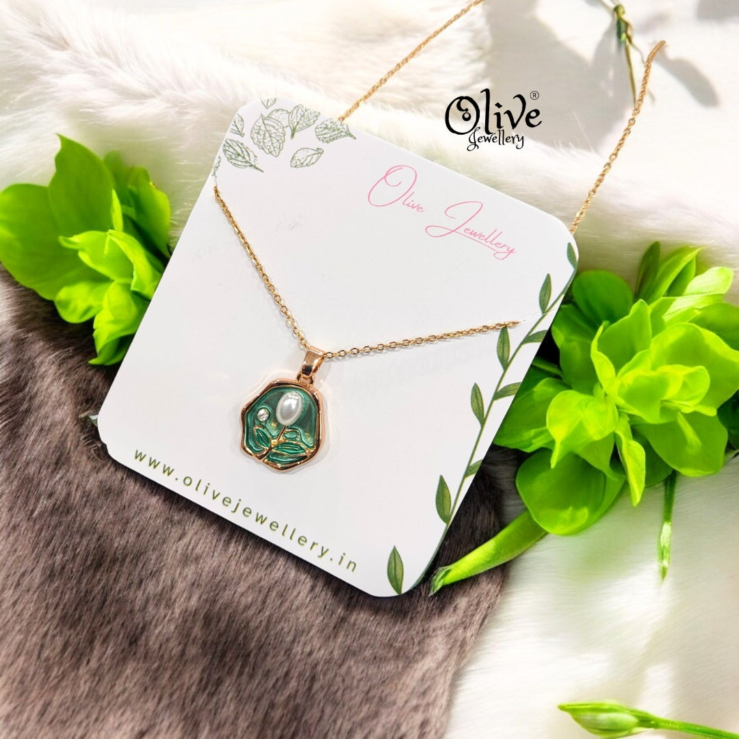 Enamel Pendants -96 (Gold Shade)