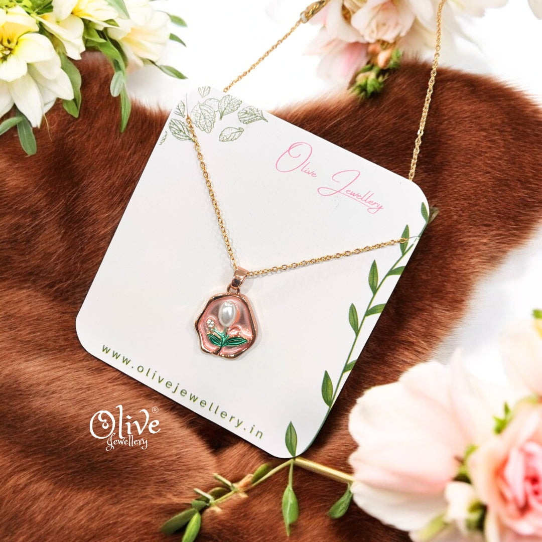 Enamel Pendants -96 (Gold Shade)