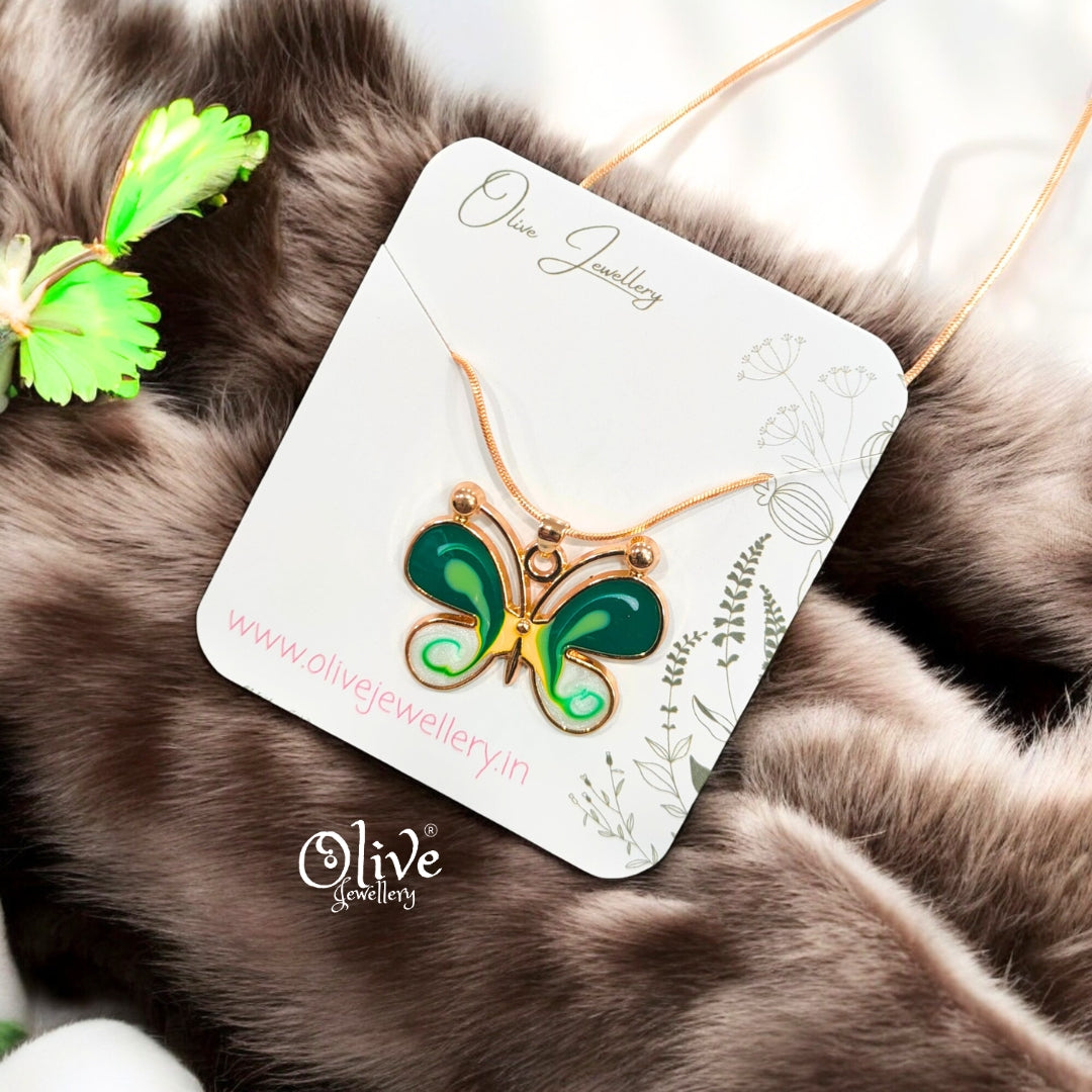 Enamel Pendants -100 (Gold Shade)