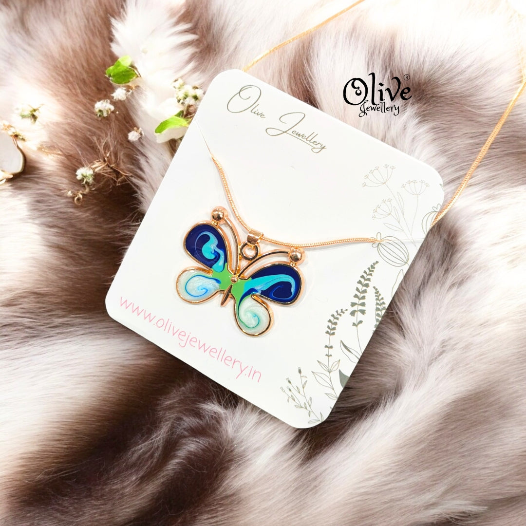 Enamel Pendants -100 (Gold Shade)