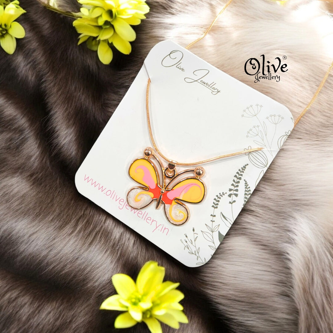 Enamel Pendants -100 (Gold Shade)