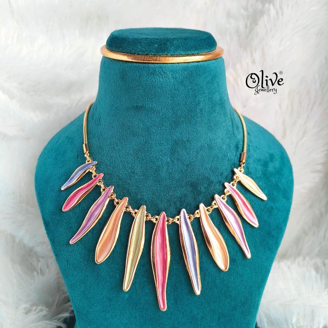 Enamel Necklace - 146