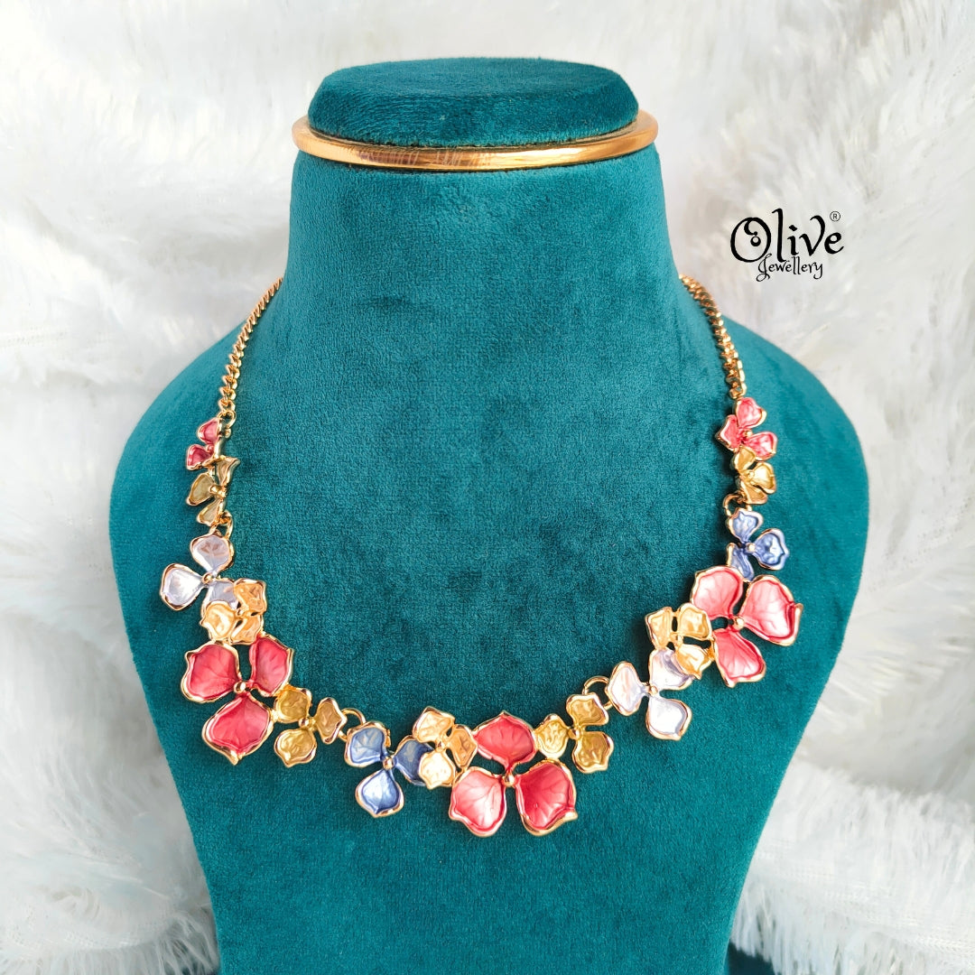 Enamel Necklace - 147
