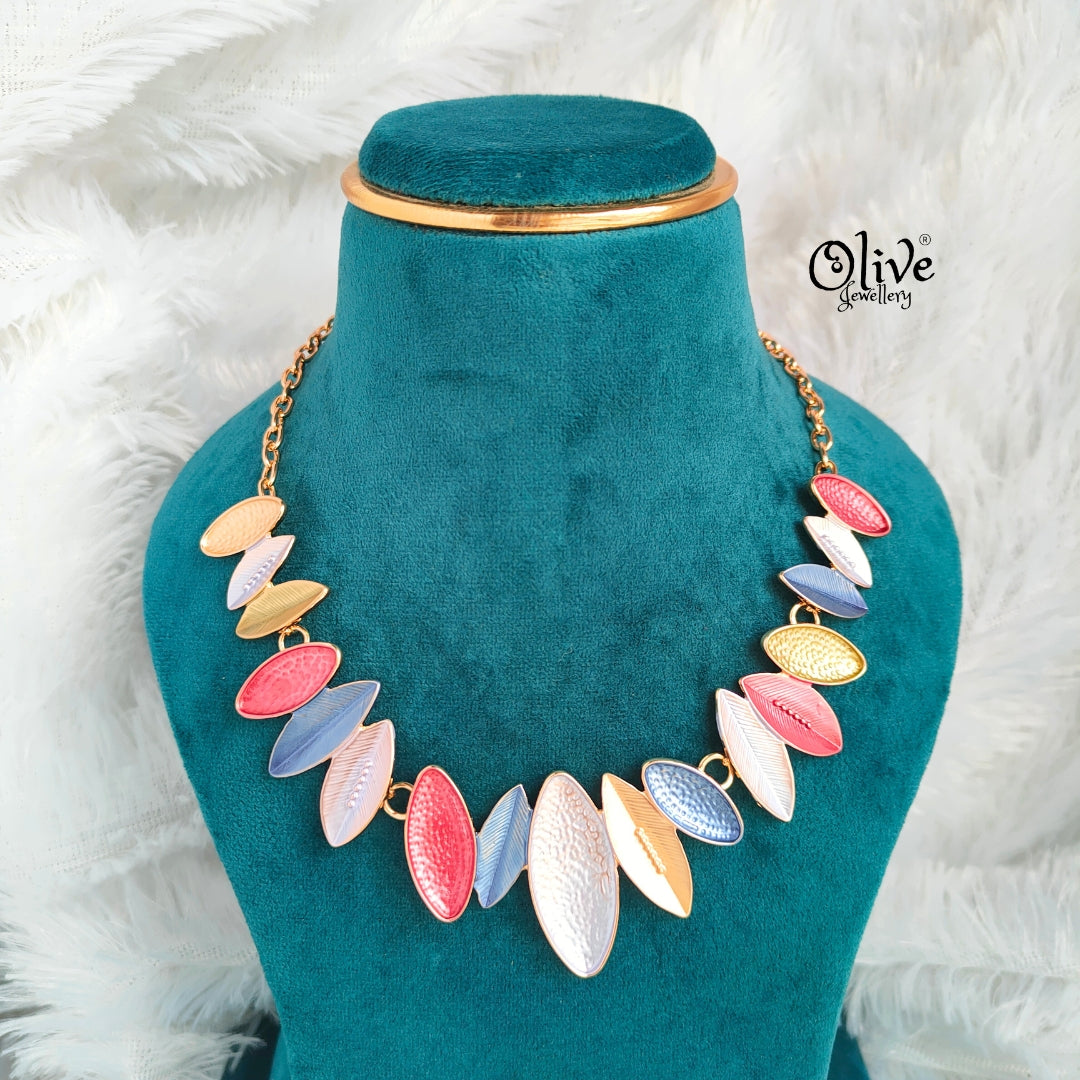 Enamel Necklace - 148
