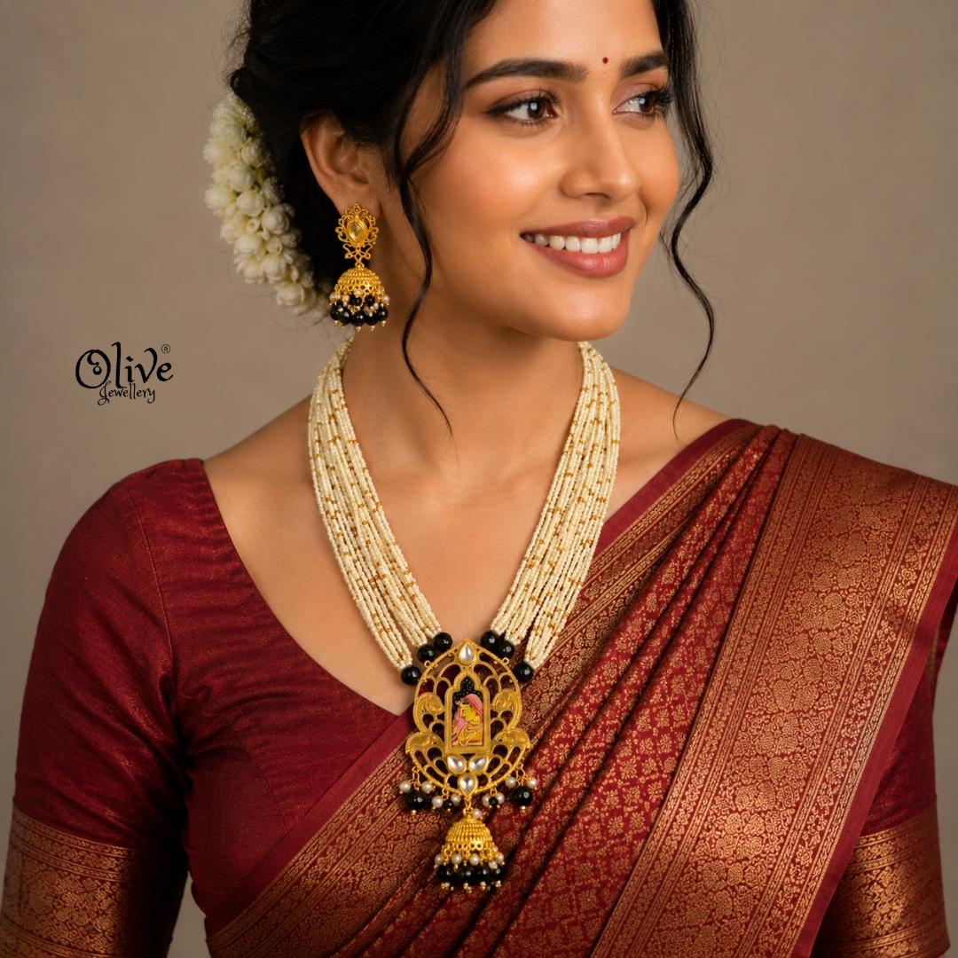 Filigree Neck Set-015
