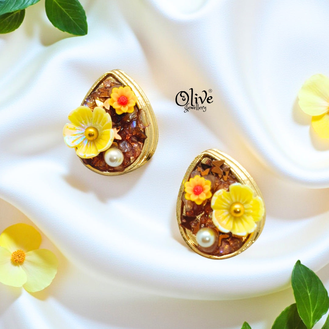 Floral Collection Earrings - 63