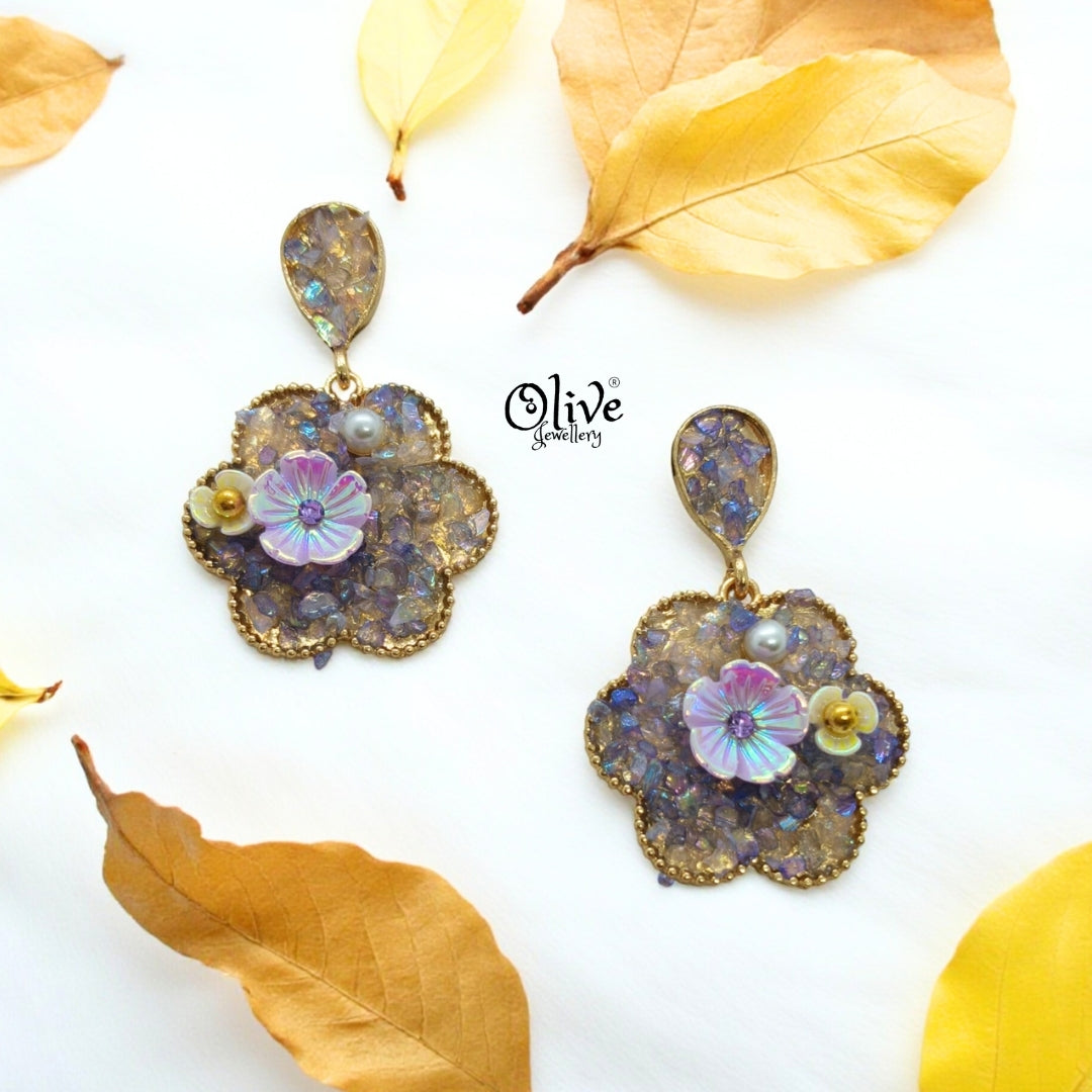 Floral Collection Earrings - 69