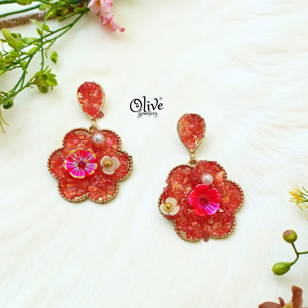 Floral Collection Earrings - 69
