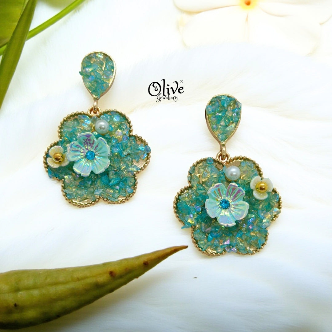 Floral Collection Earrings - 69