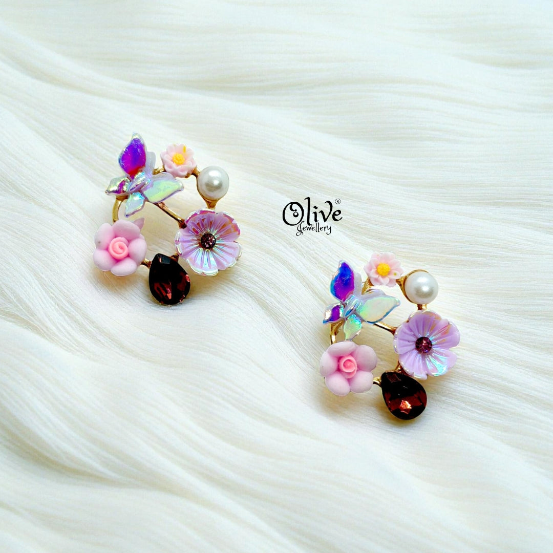 Floral Collection Earrings - 77