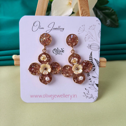 Floral Collection Earrings - 129