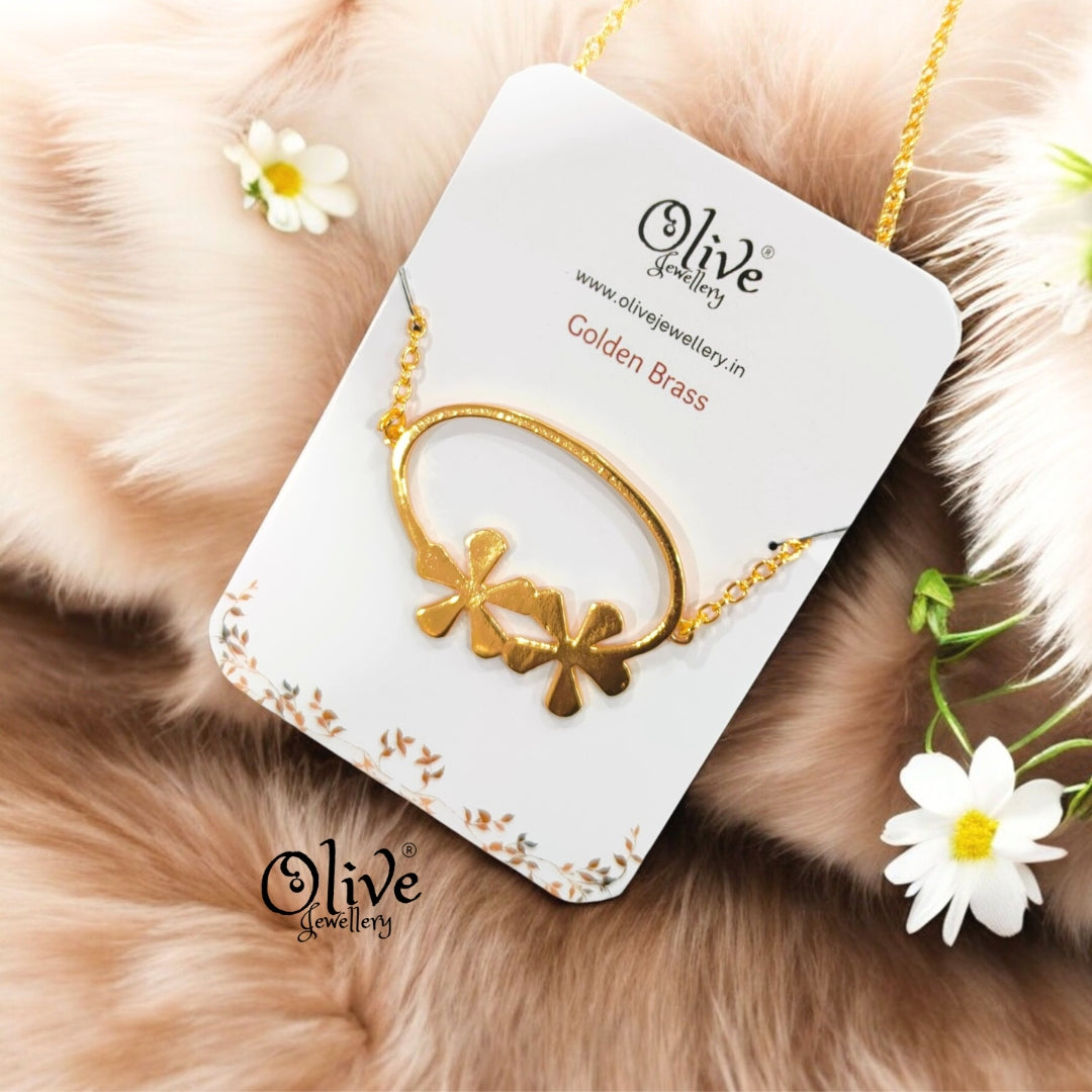 Golden Brass Collection Pendent - 2