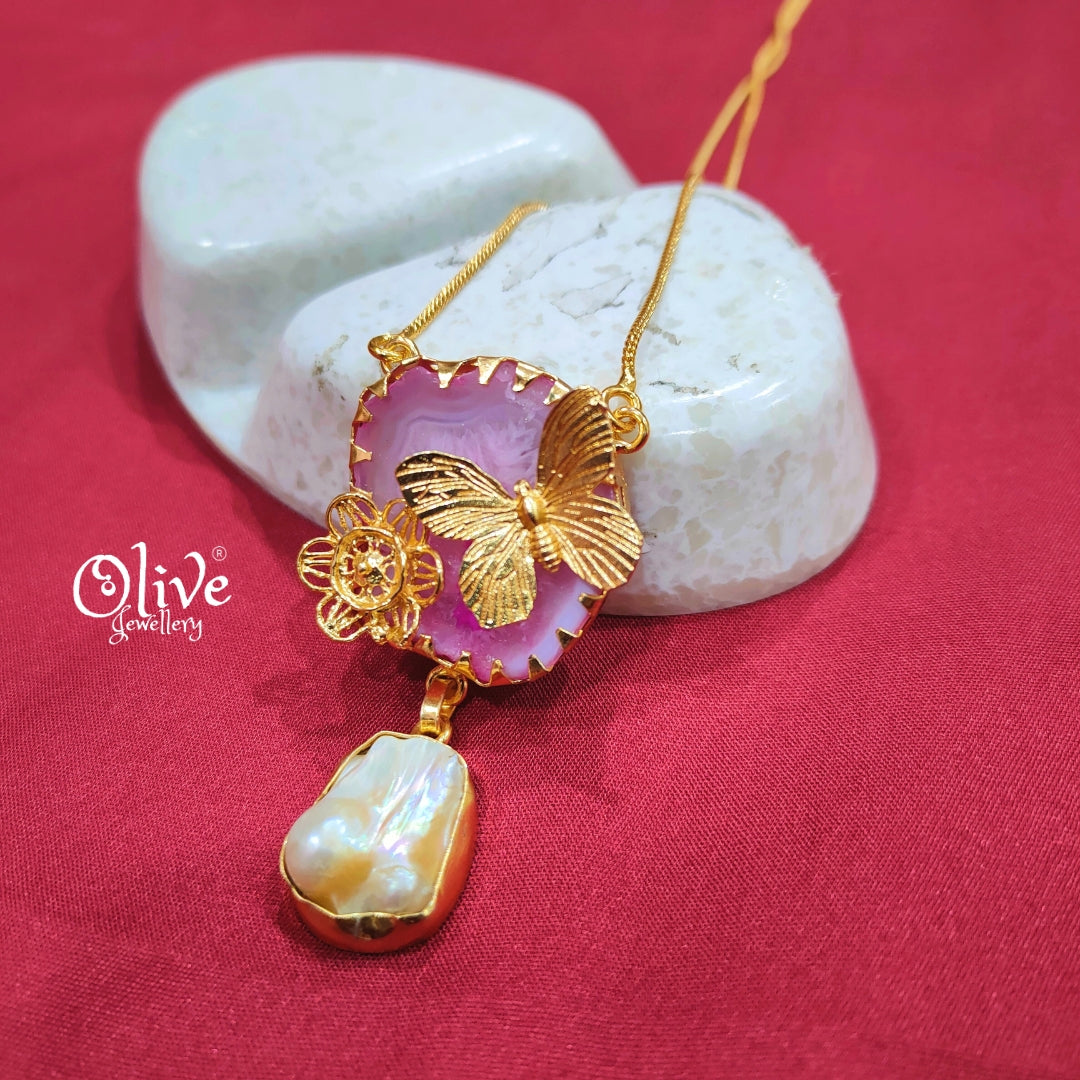 Golden Brass Collection Pendent - 12