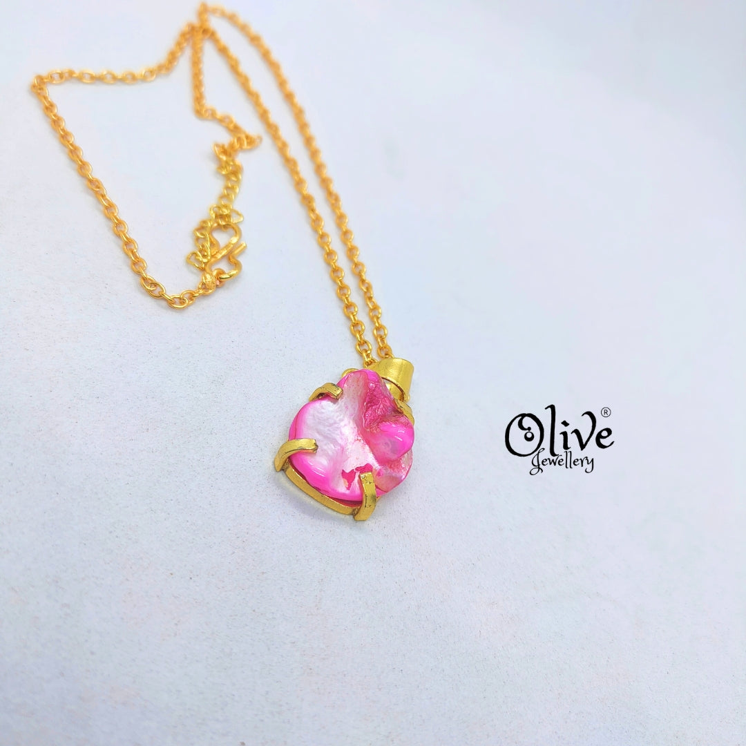 Golden Brass Collection Pendent - 18