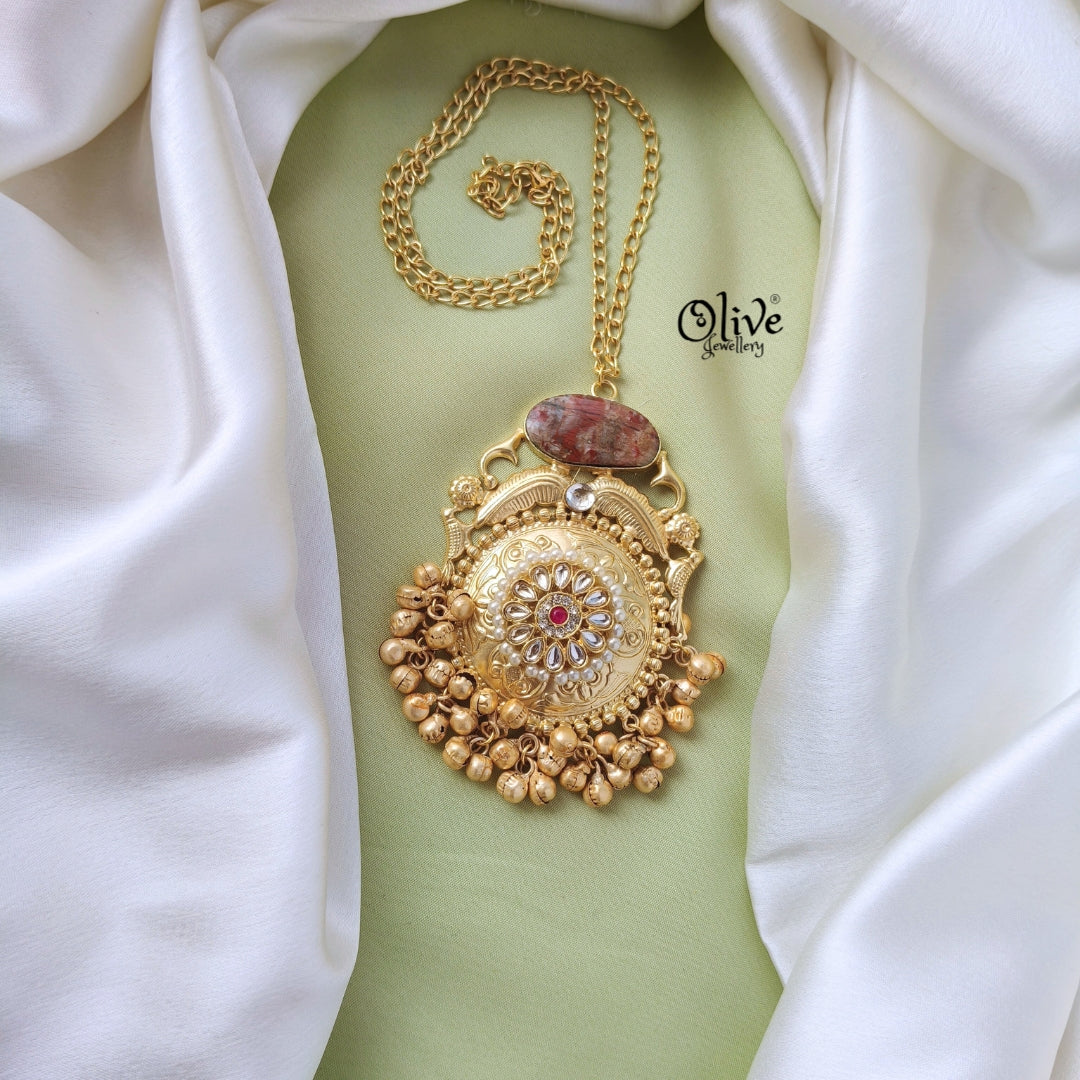 Golden Brass Collection Pendent - 52