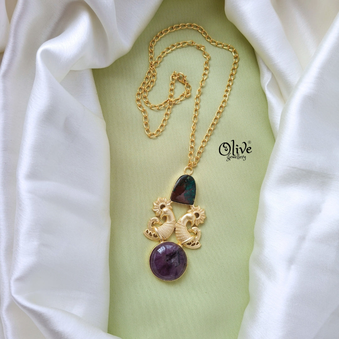 Golden Brass Collection Pendent - 55
