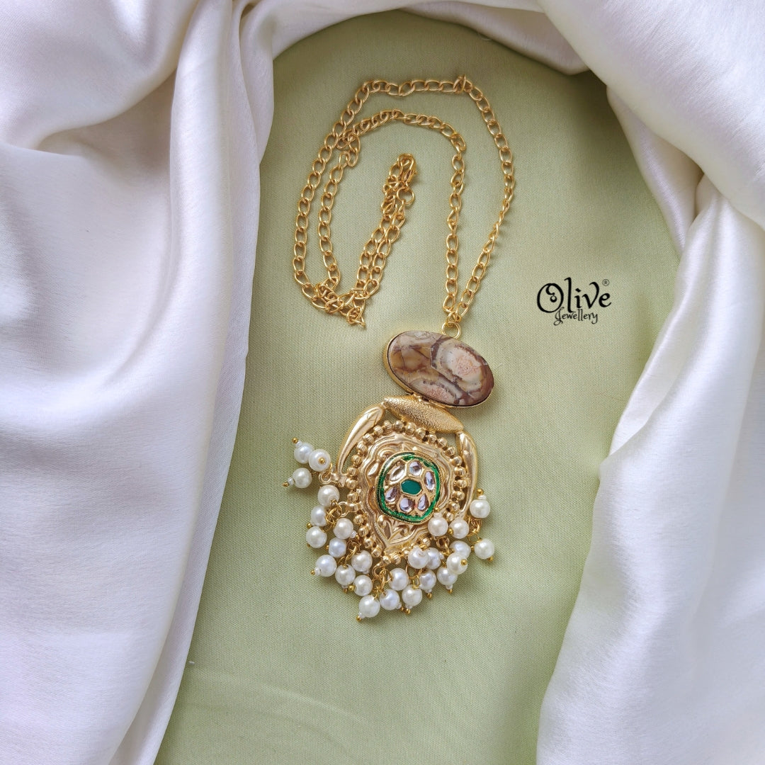 Golden Brass Collection Pendent - 56