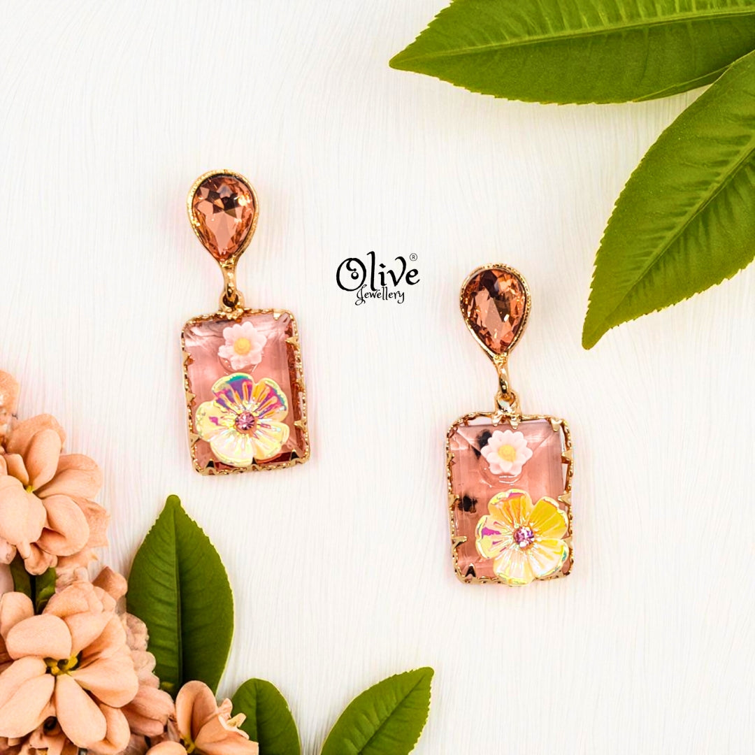 Glass Collection Earrings - 113