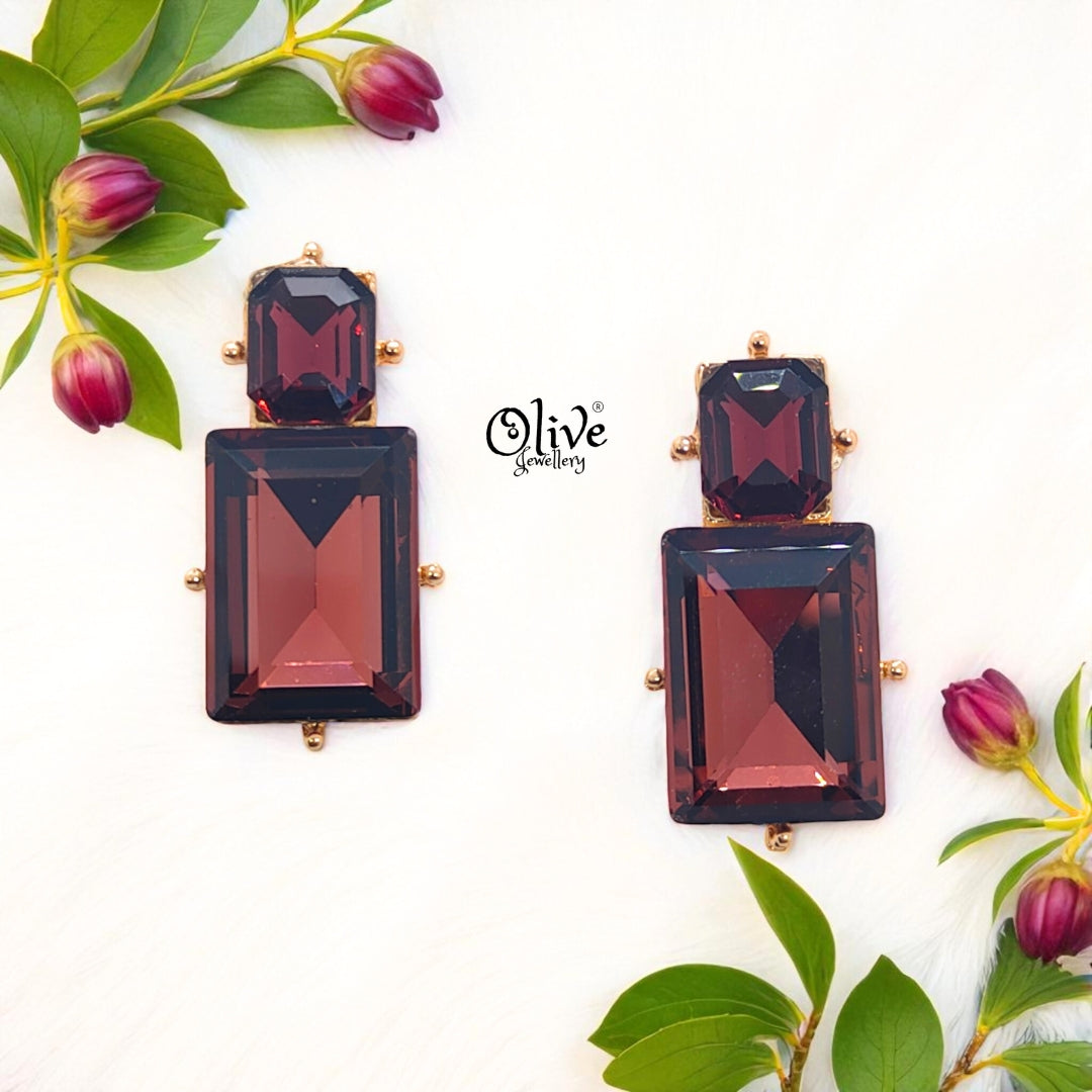 Glass Collection Earrings - 297