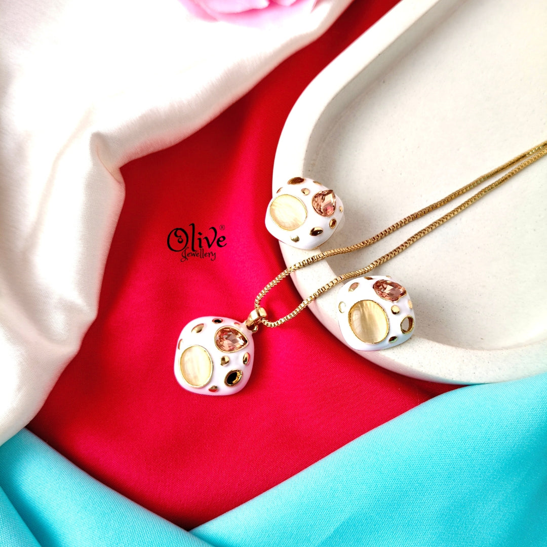 Glass Collection Pendant Set -006