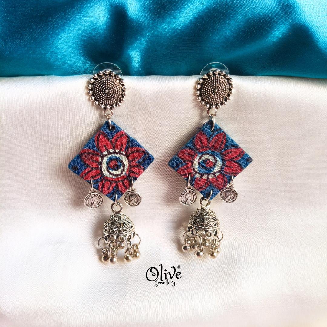 Handmade Kalamkari Earrings -045
