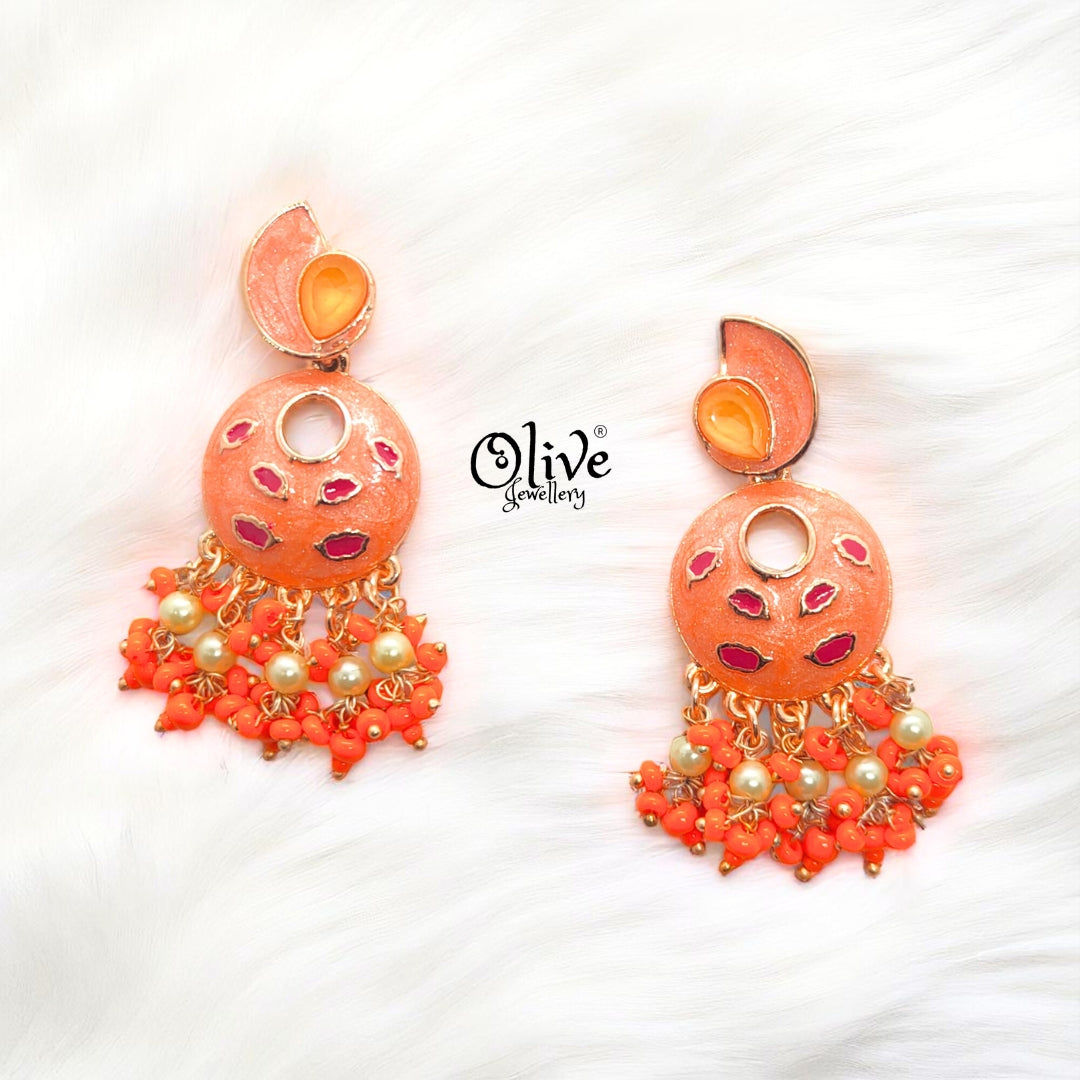 Meenakari Earrings - 27