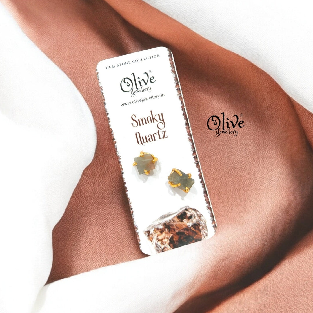 Gem Stone Studs - Claw Fitting - Rough Shape