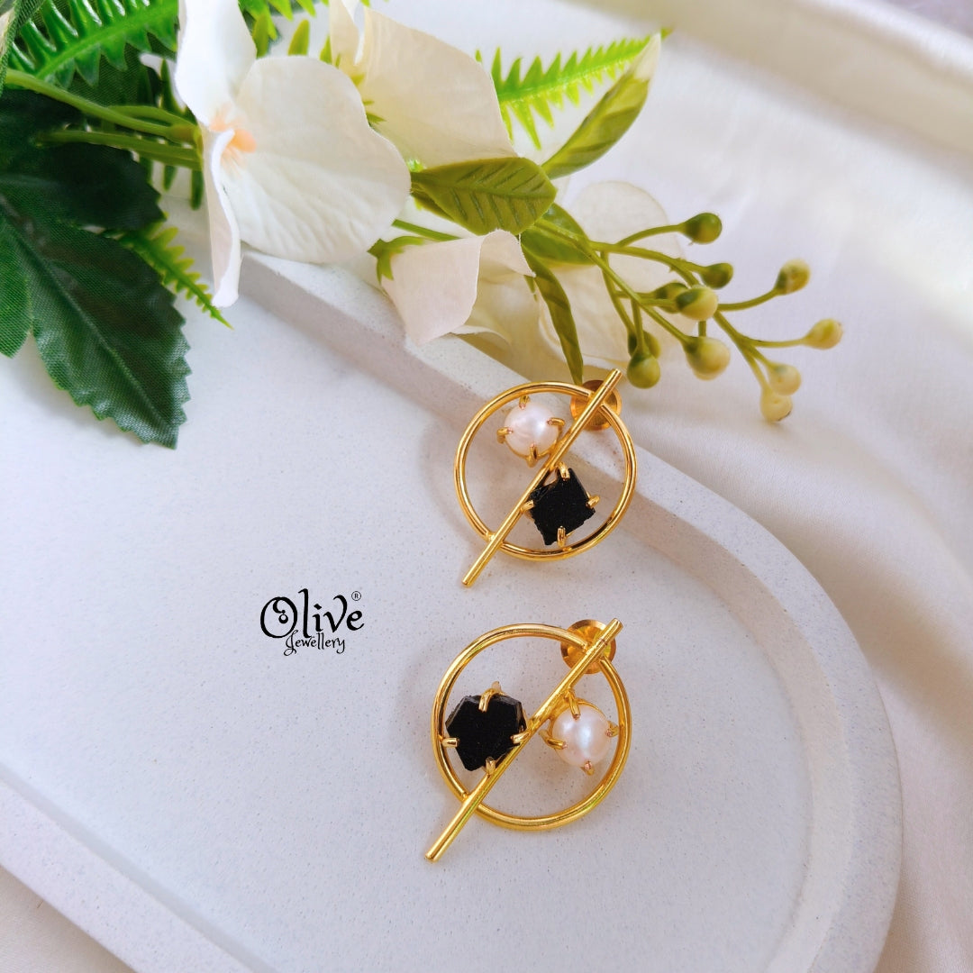 Natural Stones Earrings - 189