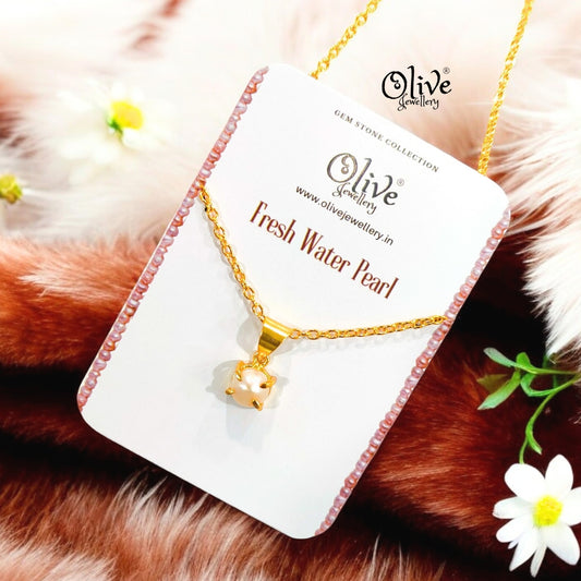 Fresh Water Pearls Pendent - Claw Fitting - Single Pearl