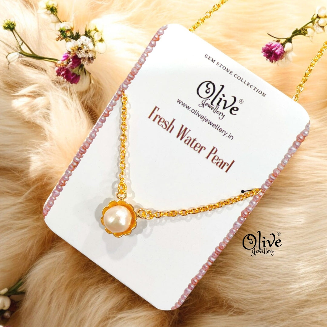 Fresh Water Pearls Pendent - Single Pearl