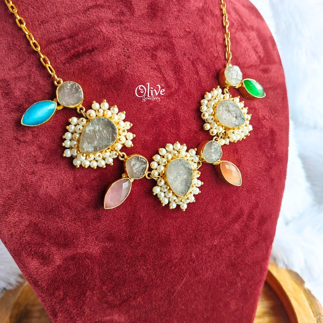 Natural Stone Neckset - 56