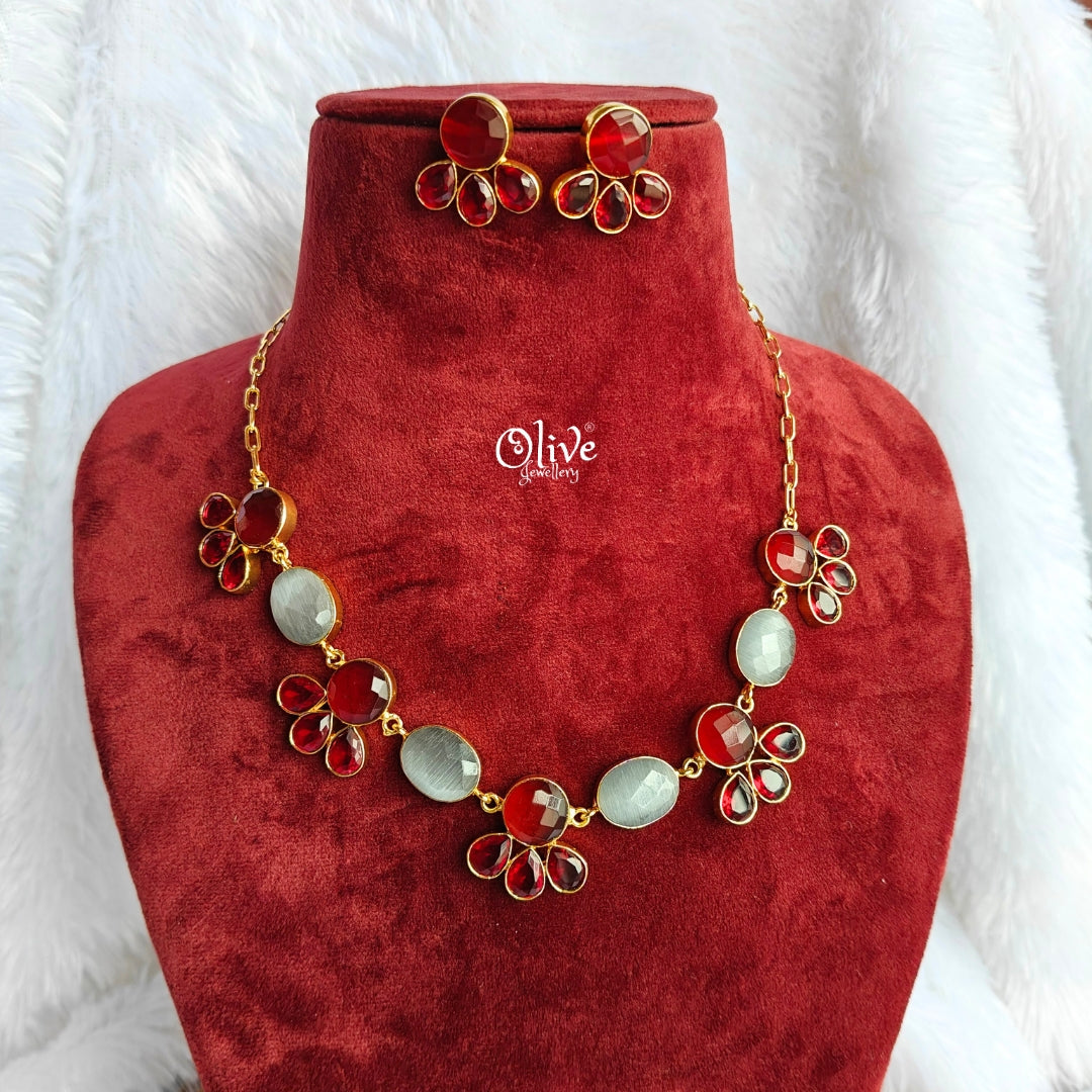 Natural Stone Neckset - 59
